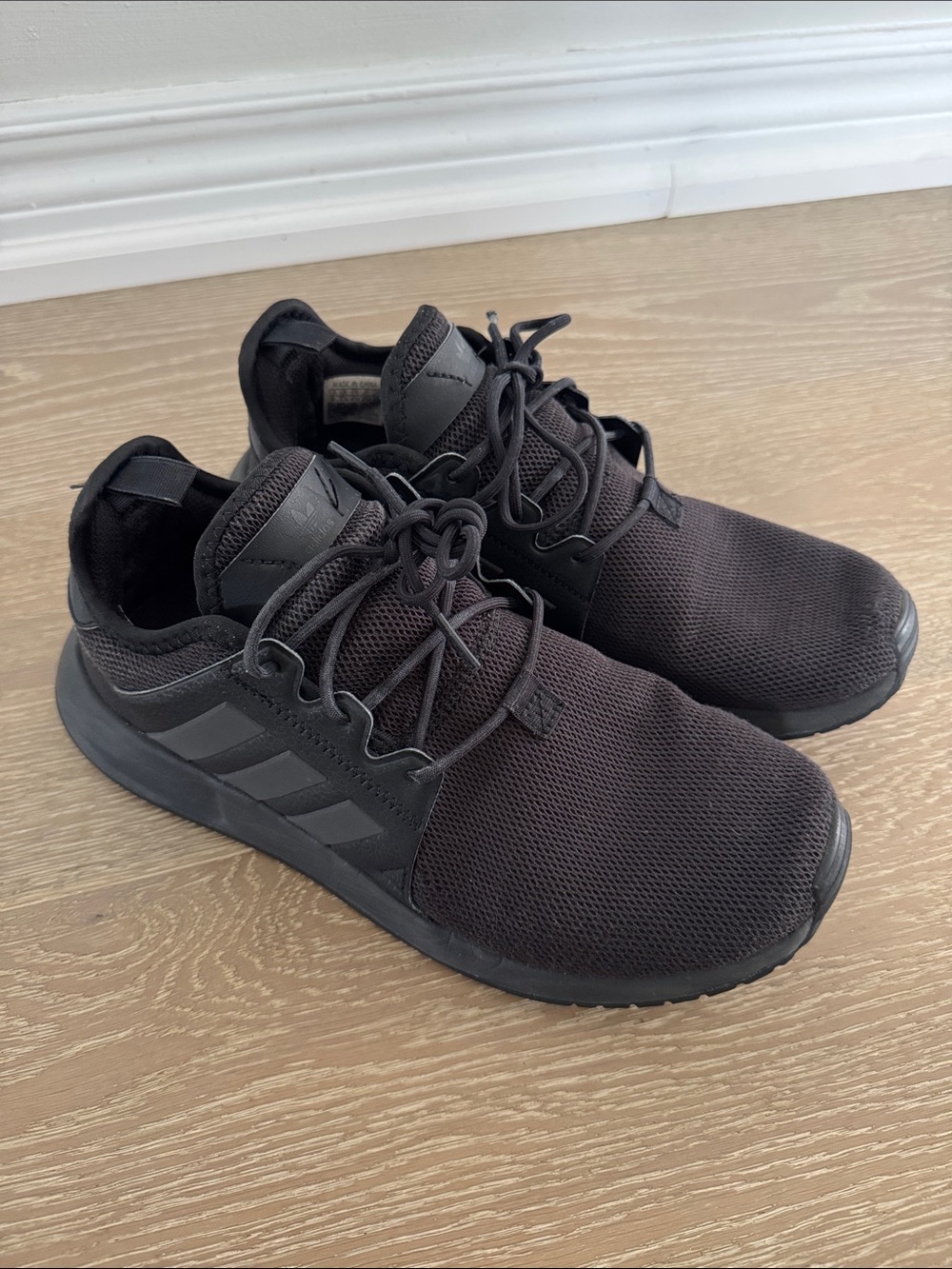 adidas All-Black Lightweight Mesh Sneakers